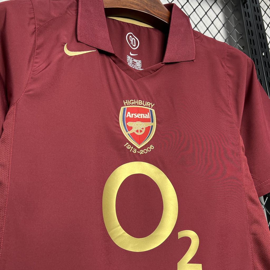 Camiseta Arsenal 2006/07