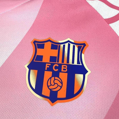 Camiseta Barcelona Rosa y Blanca Especial